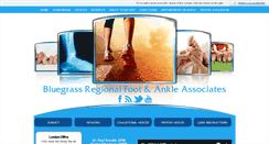 Desktop Screenshot of bluegrass-podiatry.com